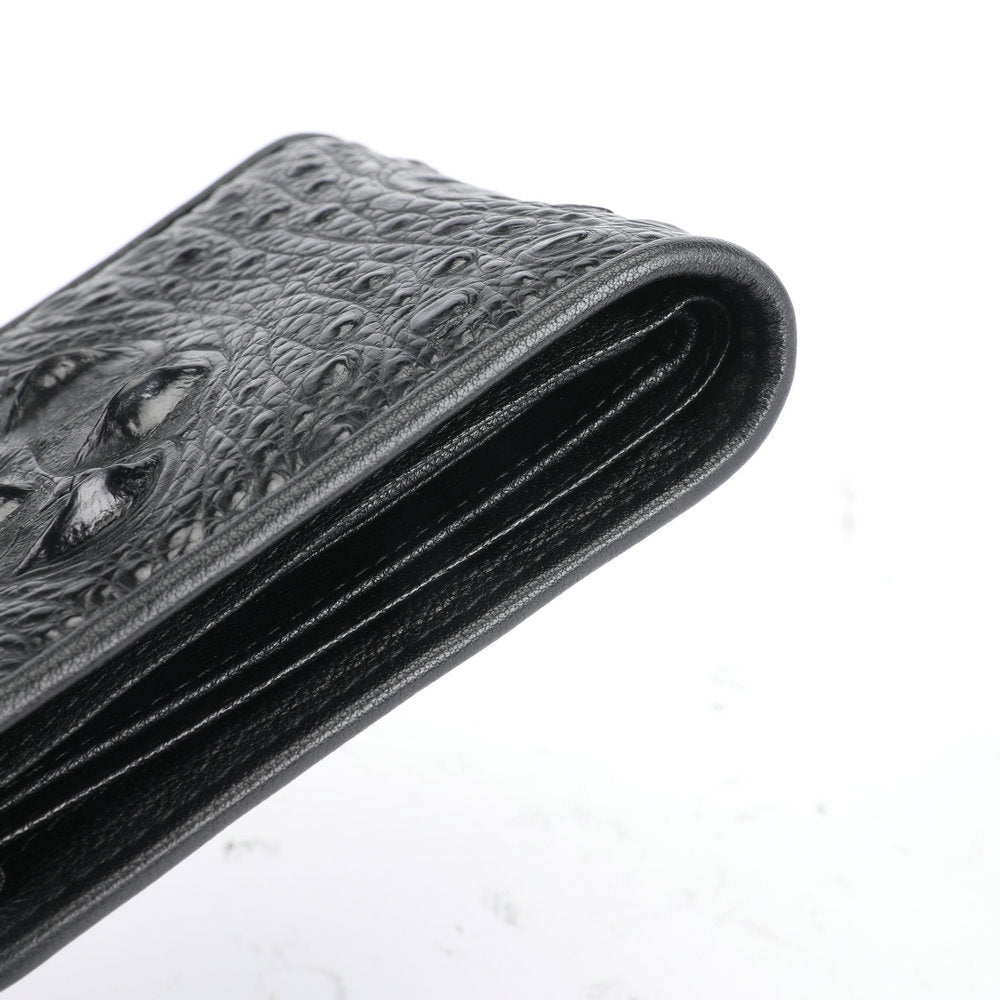 Crocodile Leather Wallet Men&amp;#039;s Genuine Leather Horizontal Wallet Wallet