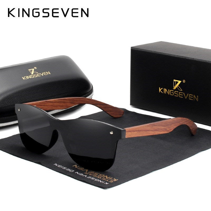 Men Wooden Polarized Sunglasses Fashion Sun Glasses Wood