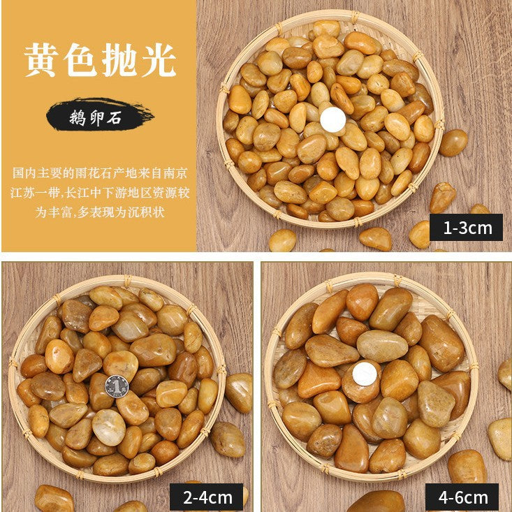 Nanjing Yuhua Stone Raw Stone Natural Pebbles Small Stone Fish Tank Flower Pot Stone Courtyard Decorative Paving Goose Soft Stone