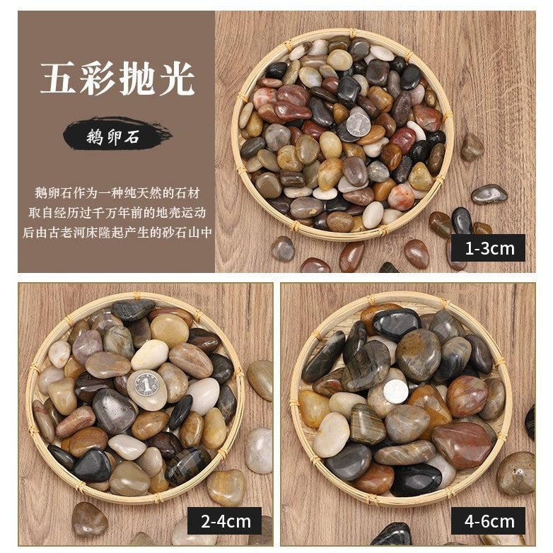 Nanjing Yuhua Stone Raw Stone Natural Pebbles Small Stone Fish Tank Flower Pot Stone Courtyard Decorative Paving Goose Soft Stone