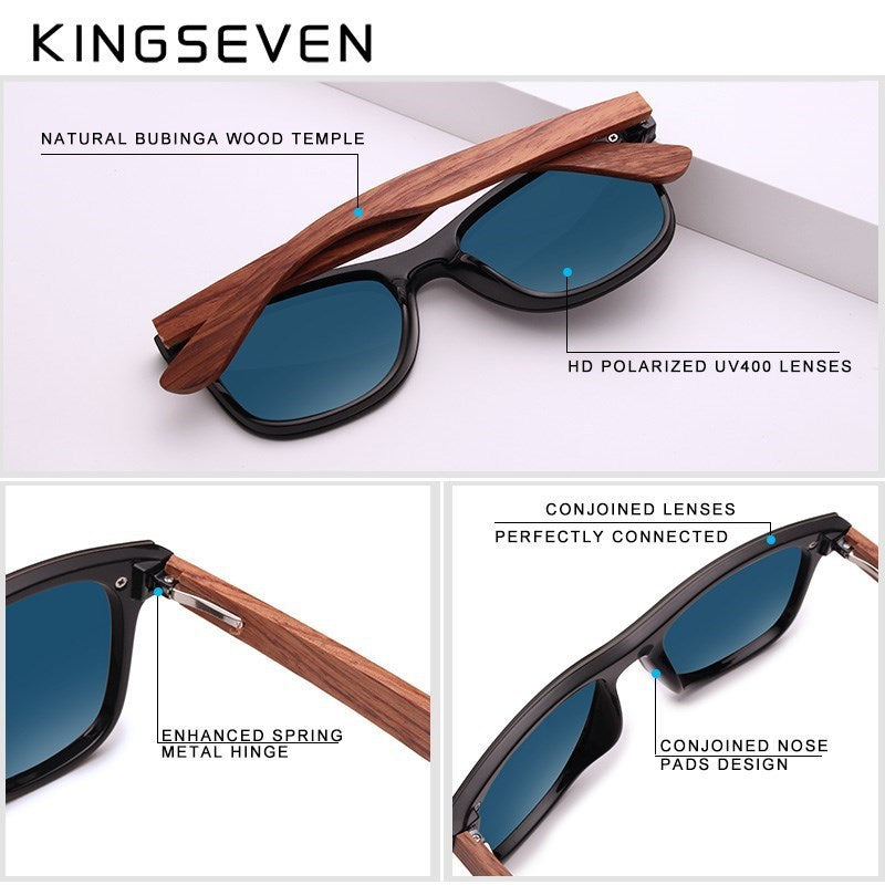 Men Wooden Polarized Sunglasses Fashion Sun Glasses Wood