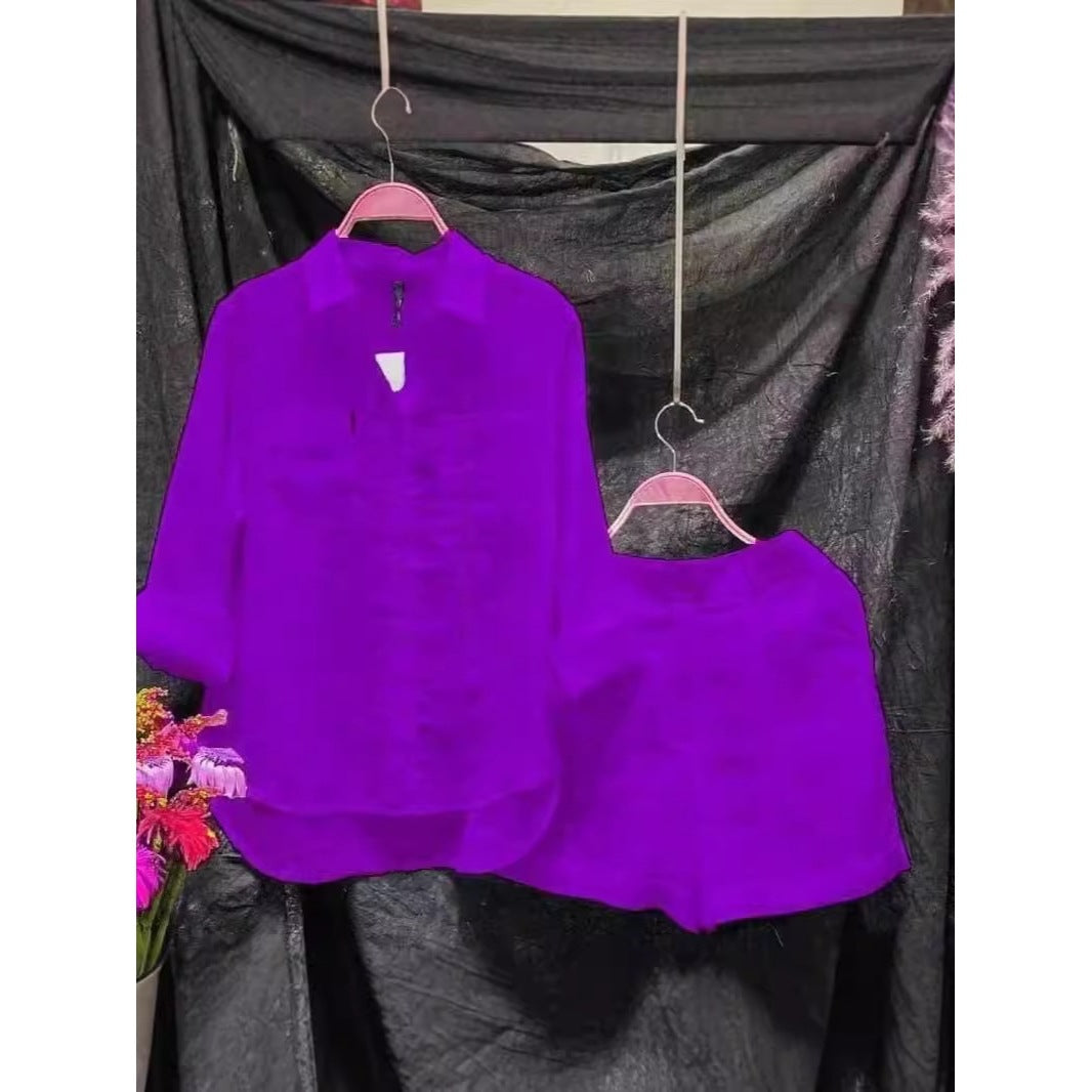 Temperament Leisure Foreign Style Age-reducing Color Cardigan Fashion Long Sleeve Sports Suit