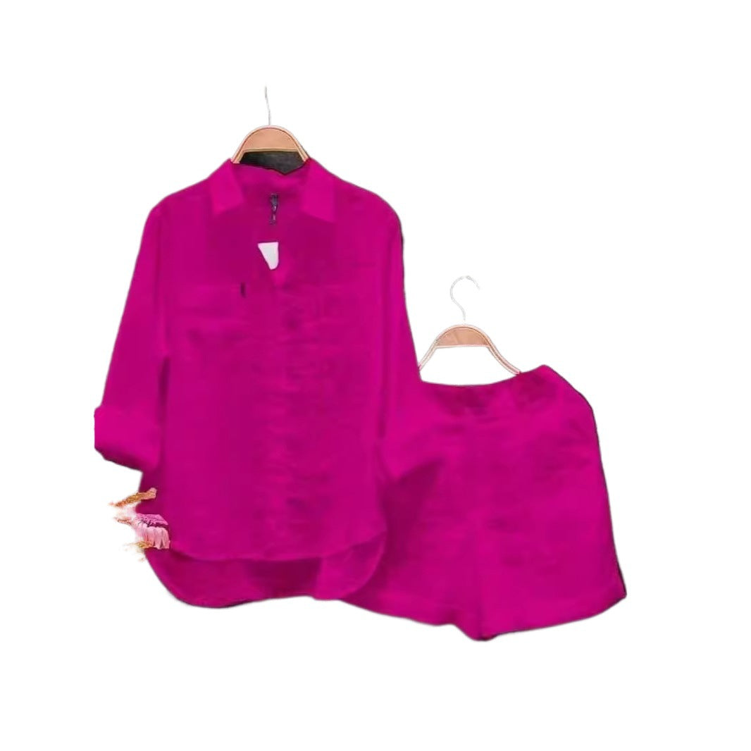Temperament Leisure Foreign Style Age-reducing Color Cardigan Fashion Long Sleeve Sports Suit