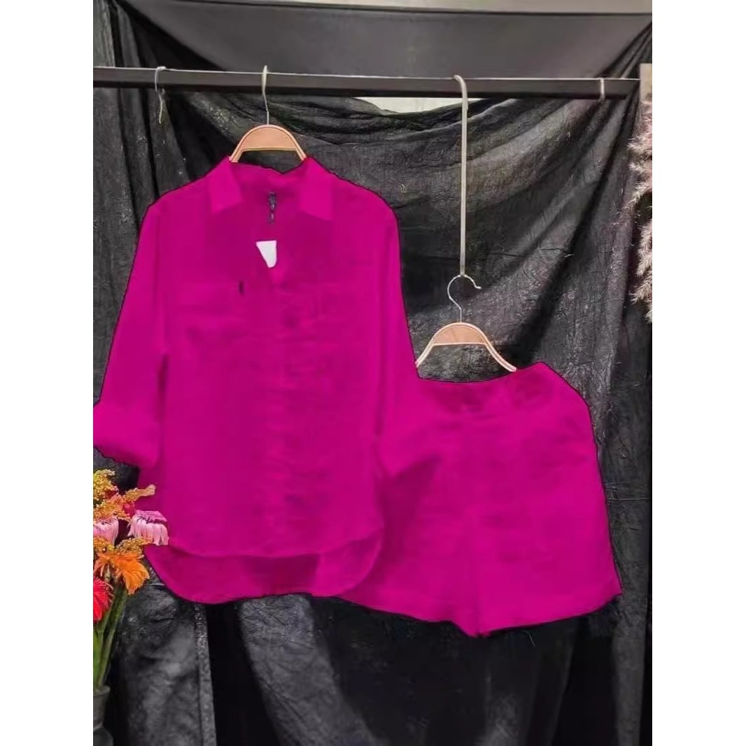 Temperament Leisure Foreign Style Age-reducing Color Cardigan Fashion Long Sleeve Sports Suit