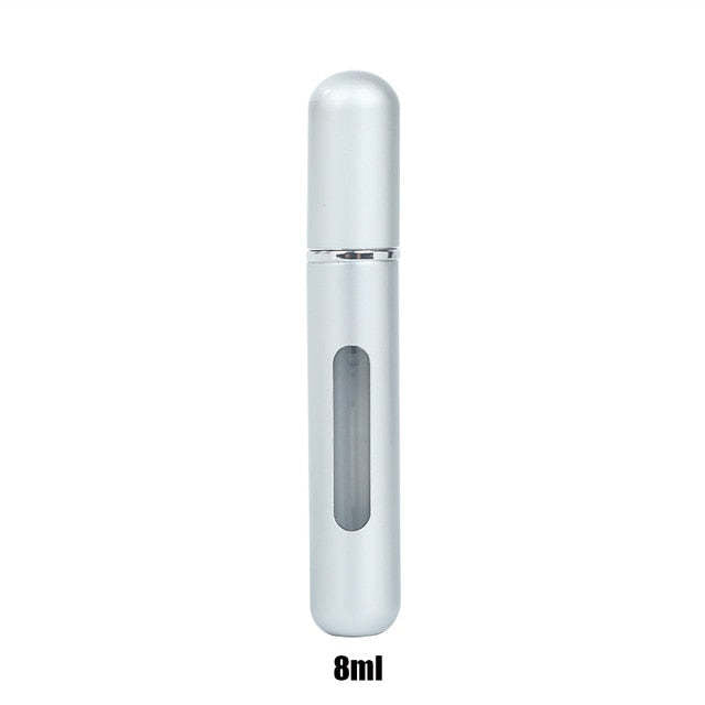 Bottom-fill spray perfume bottles Aluminium dispensing bottles Glass empty bottles Cosmetic spray bottles