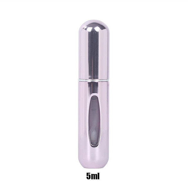 Bottom-fill spray perfume bottles Aluminium dispensing bottles Glass empty bottles Cosmetic spray bottles