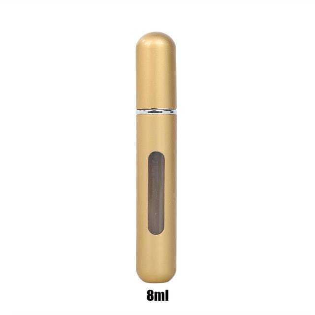 Bottom-fill spray perfume bottles Aluminium dispensing bottles Glass empty bottles Cosmetic spray bottles