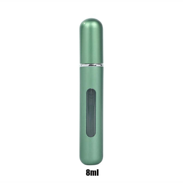 Bottom-fill spray perfume bottles Aluminium dispensing bottles Glass empty bottles Cosmetic spray bottles