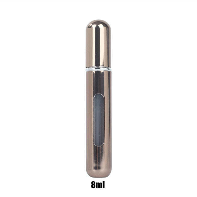 Bottom-fill spray perfume bottles Aluminium dispensing bottles Glass empty bottles Cosmetic spray bottles