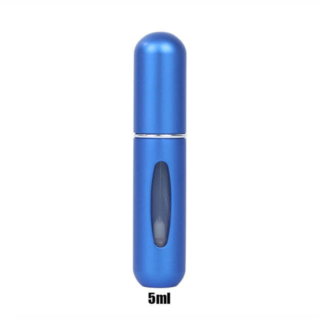 Bottom-fill spray perfume bottles Aluminium dispensing bottles Glass empty bottles Cosmetic spray bottles
