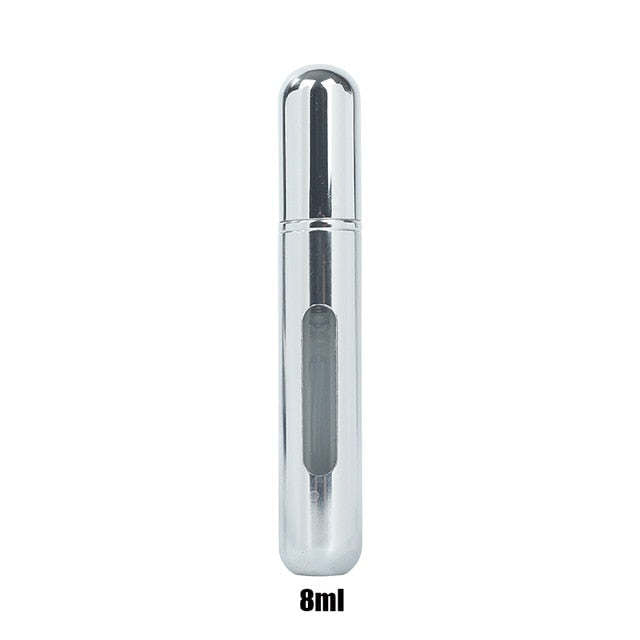 Bottom-fill spray perfume bottles Aluminium dispensing bottles Glass empty bottles Cosmetic spray bottles