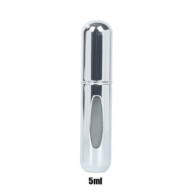 Bottom-fill spray perfume bottles Aluminium dispensing bottles Glass empty bottles Cosmetic spray bottles