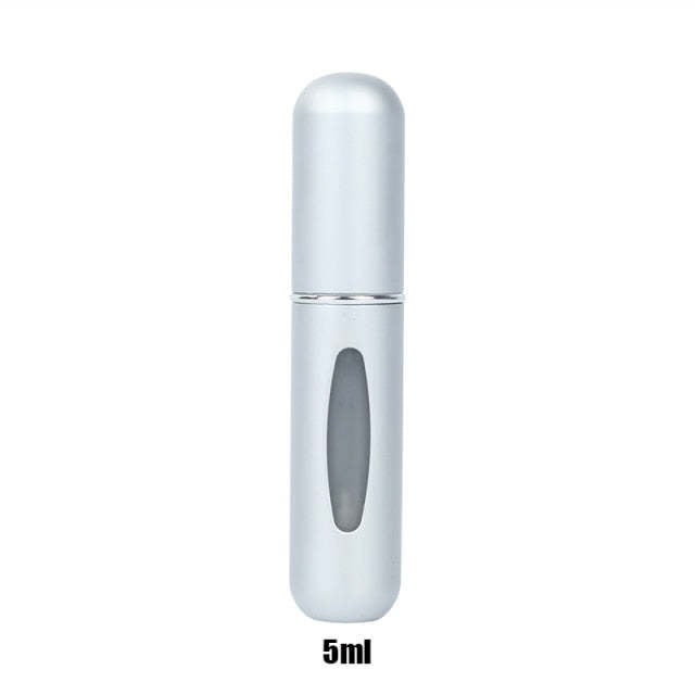 Bottom-fill spray perfume bottles Aluminium dispensing bottles Glass empty bottles Cosmetic spray bottles